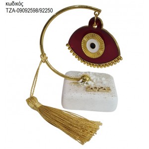 ΜΑΤΙ ΚΟΚΚΙΝΟ ΣΕ ΗΜΙΚΥΚΛΙΟ ΠΑΝΩ ΣΕ ΒΟΤΣΑΛΟ ΤΖΑ-09092598/92250