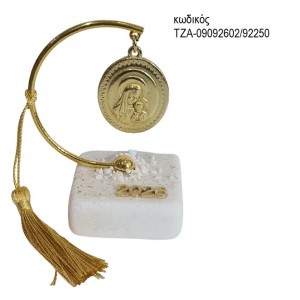 ΠΑΝΑΓΙΑ ΜΟΤΙΦ ΣΕ ΗΜΙΚΥΚΛΙΟ ΠΑΝΩ ΣΕ ΒΟΤΣΑΛΟ ΤΖΑ-09092602/92250