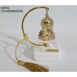 ΠΑΝΑΓΙΑ ΕΠΙΧΡΥΣΗ ΣΕ ΗΜΙΚΥΚΛΙΟ ΠΑΝΩ ΣΕ ΒΟΤΣΑΛΟ ΤΖΑ-09092609/92250