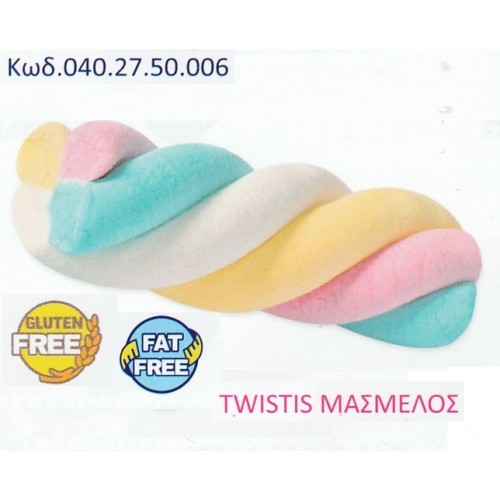 MARSHMALLOW TWISTIS ΠΟΛΥΧΡΩΜΟ 1KG ΚΩΔ.0402750006 MARSHMALLOW TWISTIS ΠΟΛΥΧΡΩΜΟ 1KG ΚΩΔ.0402750006