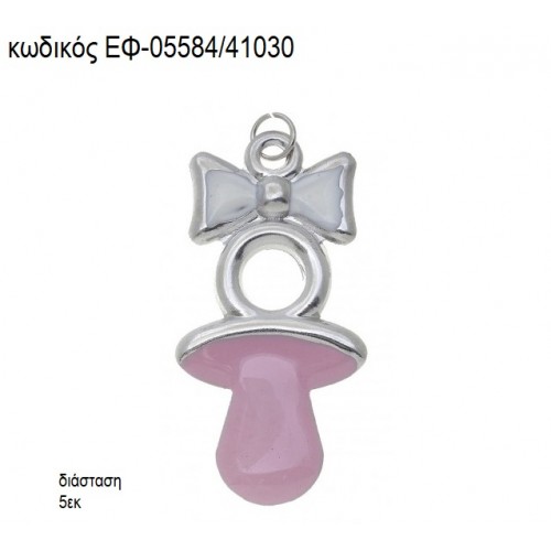 ΠΙΠΙΛΑ ΕΠΑΡΓΥΡΗ ΚΑΙ ΡΟΖ ΣΜΑΛΤΟ accessories για μπομπονιέρες - δώρα ΕΦ-05584/41030
