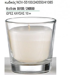 ΚΕΡΙ ΣΕ ΓΥΑΛΙΝΟ ΠΟΤΗΡΙ 6x6ΕΚ NOV-55100/240550/41085 