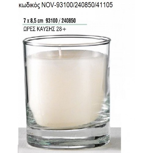 ΚΕΡΙ ΣΕ ΓΥΑΛΙΝΟ ΠΟΤΗΡΙ 7x8,5ΕΚ NOV-93100/240850/41105 