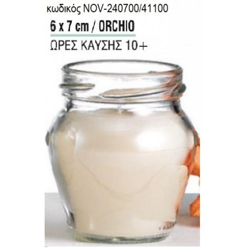 ΚΕΡΙ ΣΕ ΓΥΑΛΙΝΟ ΠΟΤΗΡΙ 6x7ΕΚ NOV-240700/41100 ΚΕΡΙ ΣΕ ΓΥΑΛΙΝΟ ΠΟΤΗΡΙ 6x7ΕΚ NOV-240700/41100