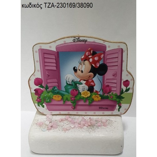 ΜΙΝΥ MINNIE ΛΟΥΛΟΥΔΙΑ ΞΥΛΙΝΟ ΚΟΠΤΙΚΟ ΠΑΝΩ ΣΕ ΜΑΡΜΑΡΟ ΤΖΑ-230169/38090 