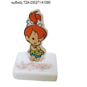 ΦΛΙΝΤΣΤΟΟΥΝΣ FLINTSTONES ΣΤΑΛΙΤΣΑ ΞΥΛΙΝΟ ΚΟΠΤΙΚΟ ΠΑΝΩ ΣΕ ΜΑΡΜΑΡΟ ΤΖΑ-230271/41090