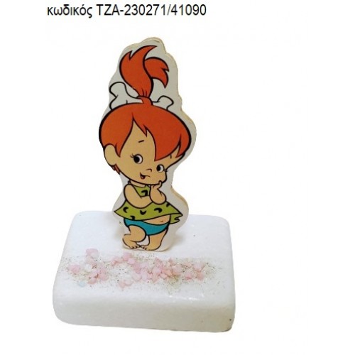 ΦΛΙΝΤΣΤΟΟΥΝΣ FLINTSTONES ΣΤΑΛΙΤΣΑ ΞΥΛΙΝΟ ΚΟΠΤΙΚΟ ΠΑΝΩ ΣΕ ΜΑΡΜΑΡΟ ΤΖΑ-230271/41090