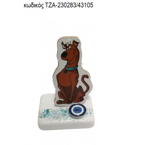 ΣΚΟΥΜΠΙ ΝΤΟΥ SCOOBY DOO ΞΥΛΙΝΟ ΚΟΠΤΙΚΟ ΚΑΙ ΜΑΤΑΚΙ ΠΑΝΩ ΣΕ ΜΑΡΜΑΡΟ ΤΖΑ-230283/43105 