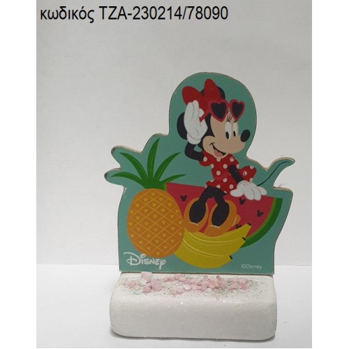 ΜΙΝΥ MINNIE TROPICAL ΞΥΛΙΝΟ ΚΟΠΤΙΚΟ ΠΑΝΩ ΣΕ ΜΑΡΜΑΡΟ ΤΖΑ-230214/78090