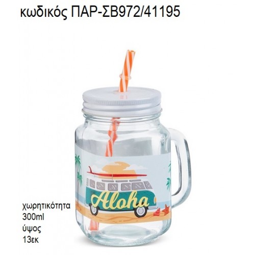 ALOHA ΓΥΑΛΙΝΗ ΚΟΥΠΑ ΜΕ ΑΥΤΟΚΟΛΛΗΤΟ ΠΑΡ-ΣΒ972/41195 ALOHA ΓΥΑΛΙΝΗ ΚΟΥΠΑ ΜΕ ΑΥΤΟΚΟΛΛΗΤΟ ΠΑΡ-ΣΒ972/41195