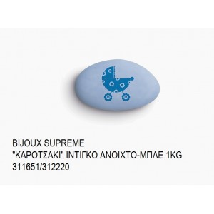 BIJOUX SUPREME ΤΥΠΩΜΕΝΑ ''ΚΑΡΟΤΣΑΚΙ'' ΧΡΩΜΑ ΙΝΤΙΓΚΟ - ΜΠΛΕ KOYΦΕΤΑ ''ΧΑΤΖΗΓΙΑΝΝΑΚΗ'' 1KG 311651/312220
