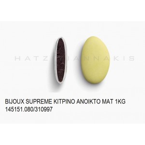 BIJOUX SUPREME ΧΡΩΜΑ ΚΙΤΡΙΝΟ ΑΝΟΙΚΤΟ ΜΑΤ KOYΦΕΤΑ ''ΧΑΤΖΗΓΙΑΝΝΑΚΗ'' 1KG 145151.080/310997