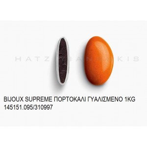 BIJOUX SUPREME ΧΡΩΜΑ ΠΟΡΤΟΚΑΛΙ ΓΥΑΛΙΣΜΕΝΟ KOYΦΕΤΑ ''ΧΑΤΖΗΓΙΑΝΝΑΚΗ'' 1KG 145151.095/310997