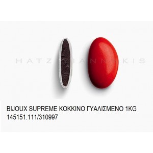 BIJOUX SUPREME ΧΡΩΜΑ ΚOKKINO ΓΥΑΛΙΣΜΕΝΟ KOYΦΕΤΑ ''ΧΑΤΖΗΓΙΑΝΝΑΚΗ'' 1KG 145151.111/310997