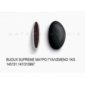 BIJOUX SUPREME ΧΡΩΜΑ ΜΑΥΡΟ ΓΥΑΛΙΣΜΕΝΟ KOYΦΕΤΑ ''ΧΑΤΖΗΓΙΑΝΝΑΚΗ'' 1KG 145151.147/310997