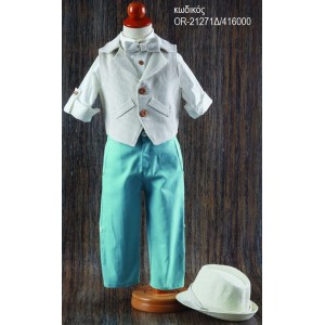 ΚΟΥΣΤΟΥΜΙ ΒΑΠΤΙΣΤΙΚΟ ΒΕΡΑΜΑΝ ΠΑΝΤΕΛΟΝΙ ΛΕΥΚΟ ΠΟΥΚΑΜΙΣΟ ΓΙΛΕΚΟ ΚΑΙ ΠΑΠΙΓΙΟΝ ΓΚΡΙ ΛΕΥΚΟ OR-21271Δ/416000 