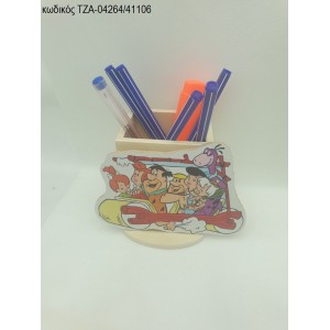 ΦΛΙΝΣΤΟΟΥΝΣ FLINTSTONES ΞΥΛΙΝΟ ΣΕ ΞΥΛΙΝΗ ΜΟΛΥΒΟΘΗΚ  ΤΖΑ-04264/41106 