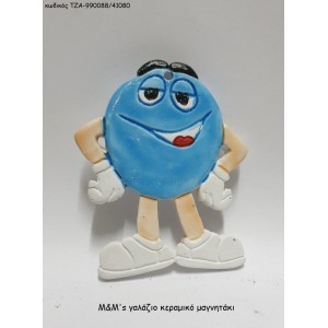 M&M's ΓΑΛΑΖΙΟ ΚΕΡΑΜΙΚΟ ΜΑΓΝΗΤΑΚΙ ΤΖΑ-990088/41080