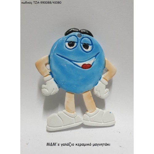 M&M's ΓΑΛΑΖΙΟ ΚΕΡΑΜΙΚΟ ΜΑΓΝΗΤΑΚΙ ΤΖΑ-990088/41080