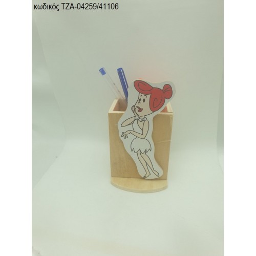 ΒΙΛΜΑ ΓΛΙΝΤΣΤΟΟΥΝΣ FLINTSTONES ΞΥΛΙΝΟ ΣΕ ΞΥΛΙΝΗ ΜΟΛΥΒΟΘΗΚΗ ΤΖΑ-04259/41106