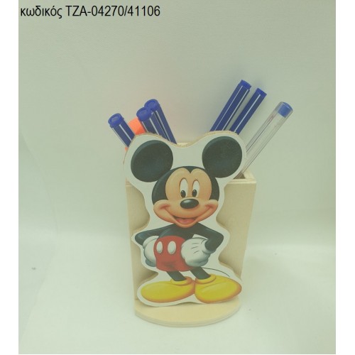ΜΙΚΥ MICKEY ΞΥΛΙΝΟ ΣΕ ΞΥΛΙΝΗ ΜΟΛΥΒΟΘΗΚΗ ΤΖΑ-04270/41106